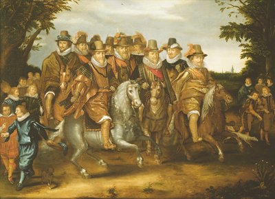 The Princes of Orange by Adriaen van de Venne